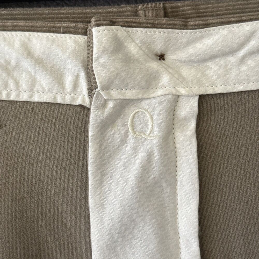 Haggar Corduroy Pants Mens 40x31 (Tag 42) Tan Expandable Waist WPL 386 - Picture 12 of 12